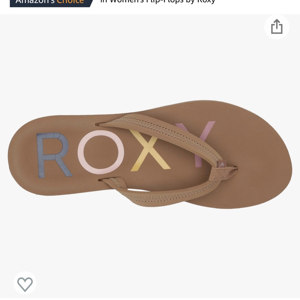 Roxy women’s flip flops brand new